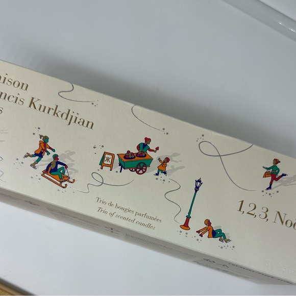 New in Box Maison Francis Kurkdjian 1, 2, 3, NOEL! Candle Gift Set, Christmas - Picture 2 of 2